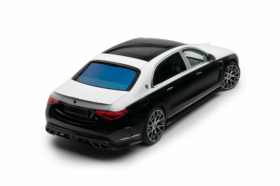 Do Mercedesów S-Klasa W223 Maybach Zestaw nadwozia z włókna węglowego W223 Maybach Modernizowany styl MSY przednia łopatka dyfuzor spoiler