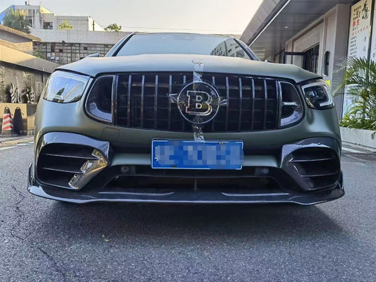 Do Mercedes-Benz GLC63 Zestaw nadwozia z włókna węglowego GLC63 Zmodernizowany Bs Style Zestaw nadwozia z włókna węglowego przednia usta dyfuzor spoiler