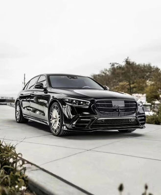 Do Mercedesa S-Klasa W223 S400 S450 Zestaw nadwozia z włókna węglowego W223 Maybach Zmodernizowany styl BUS