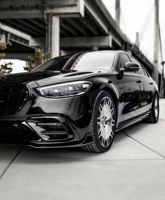Do Mercedesa S-Klasa W223 S400 S450 Zestaw nadwozia z włókna węglowego W223 Maybach Zmodernizowany styl BUS