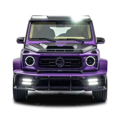 Do Mercedes-Benz W464 G500 G63 Zestaw nadwozia z włókna węglowego W464 Modernizowany MSY P920 Styl Przedni i tylny zderzak spoiler Hood Body Kit