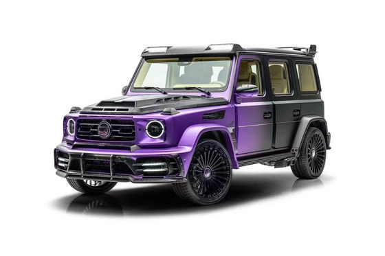 Do Mercedes-Benz W464 G500 G63 Zestaw nadwozia z włókna węglowego W464 Modernizowany MSY P920 Styl Przedni i tylny zderzak spoiler Hood Body Kit