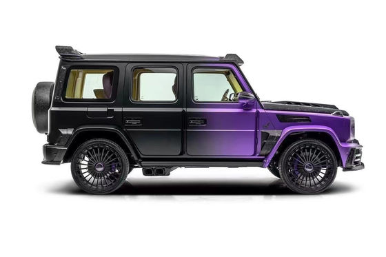 Do Mercedes-Benz W464 G500 G63 Zestaw nadwozia z włókna węglowego W464 Modernizowany MSY P920 Styl Przedni i tylny zderzak spoiler Hood Body Kit