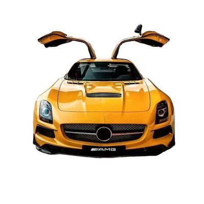 Do Mercedes SLS R197 Carbon Fiber Body Kit SLS Upgrades Black Series Style Przedni i tylny zderzak spoiler Hood