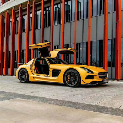 Do Mercedes SLS R197 Carbon Fiber Body Kit SLS Upgrades Black Series Style Przedni i tylny zderzak spoiler Hood