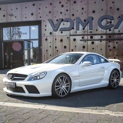 Do Mercedes SL R230 Widebody Kit SL R230 Zmodernizowany styl BS Front and Rear Bumper Spoiler Widebody Kit