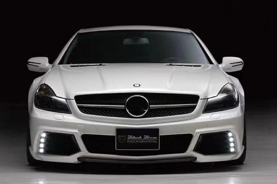 Do Mercedes SL R230 Widebody Kit SL R230 Modernizowany styl WD Front and Rear Bumper Spoiler Widebody Kit