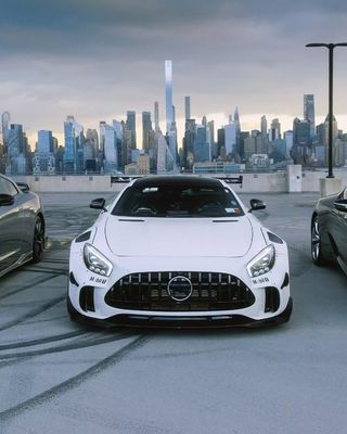 Do Mercedes AMG GT Carbon Fiber Widebody Kit AMG GT Zmodernizowany CBE Style Front Lip Diffuser Spoiler Widebody Kit