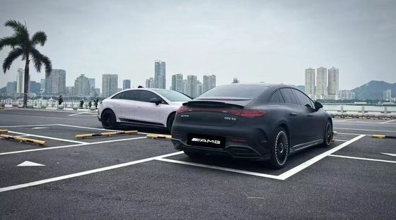 Do Mercedes EQE Zestaw nadwozia z włókna węglowego Zestaw nadwozia z włókna węglowego EQE Upgrade BS Style Zestaw nadwozia z włókna węglowego przednia usta dyfuzor spoiler