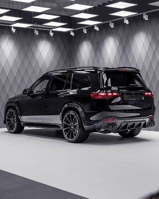 Do Mercedes X167 GLS450 Carbon Fiber Body Kit GLS Upgrade BS Style Front Lip Diffuser Spoiler Widebody Kit