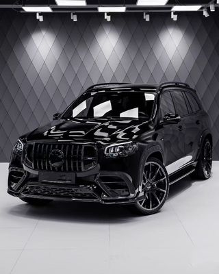Do Mercedes X167 GLS450 Carbon Fiber Body Kit GLS Upgrade BS Style Front Lip Diffuser Spoiler Widebody Kit
